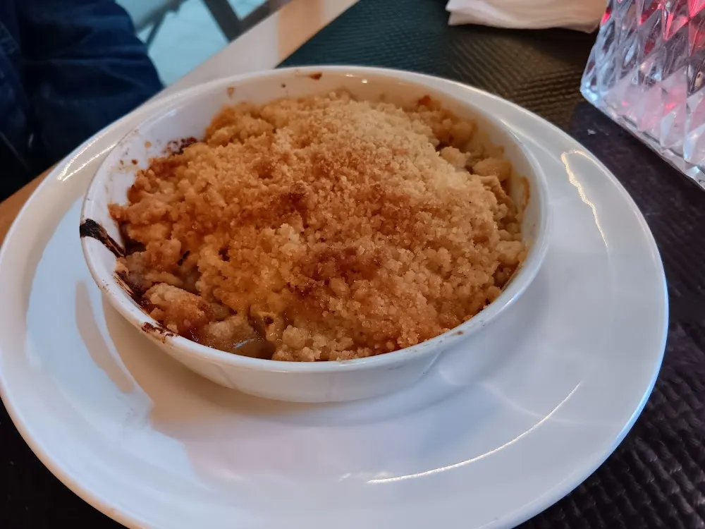 Crumble de Poire Au Roquefort