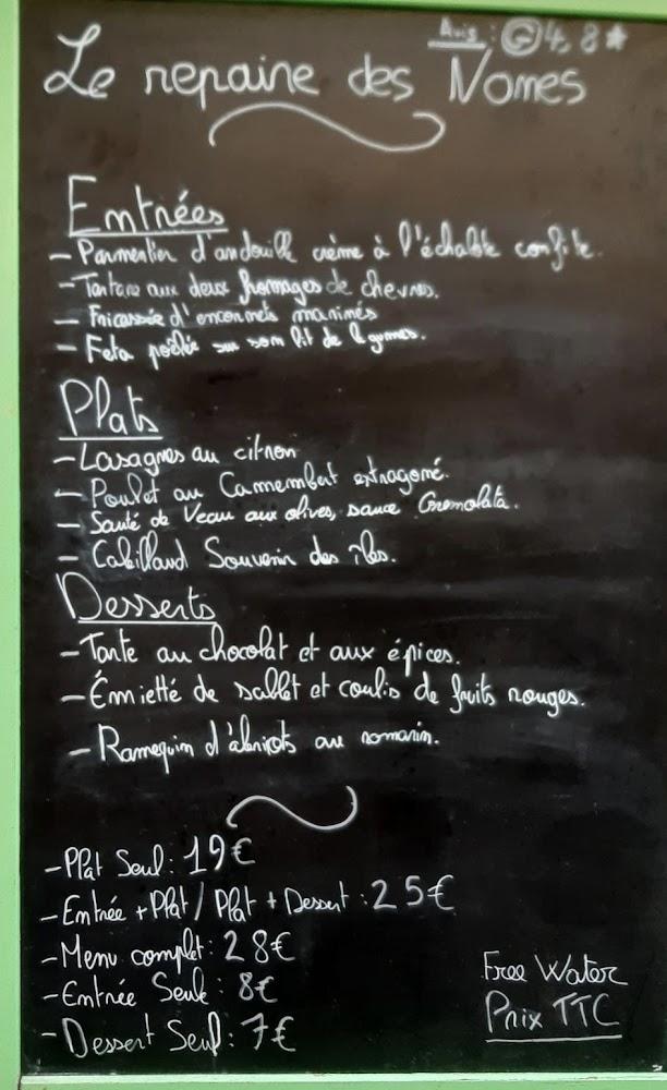 Le Repaire des Nones - Menu Image 4